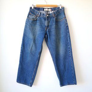 Levi's 550 Medium Wash Blue Jeans, Size 32x27 (12 Husky)